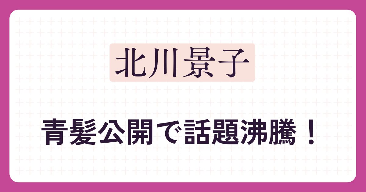 北川景子のアイキャッチ